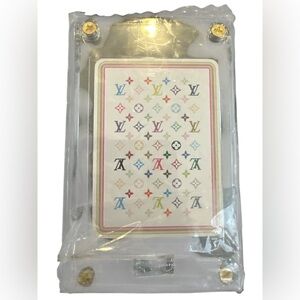 - Louis Vuitton Playing Cards 3 of clubs COA available
